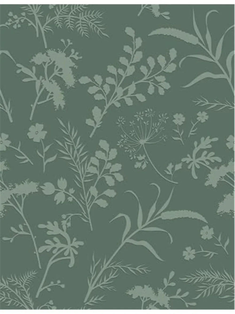 Sage Green Floral Peel and Stick Wallpaper Removable Self Adhesive Contact Paper